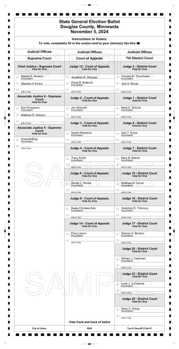 SAMPLE BALLOT Page 2